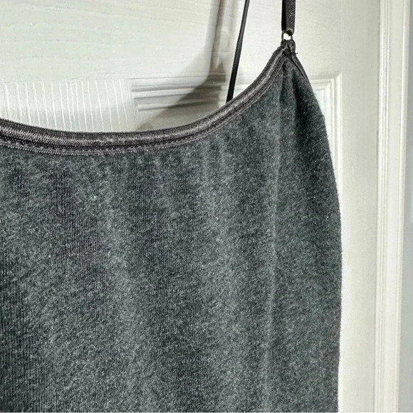 U2B Tank  Top Spagetti Straps Grey Size Medium - Picture 4 of 16